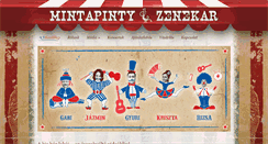 Desktop Screenshot of mintapintyzenekar.hu